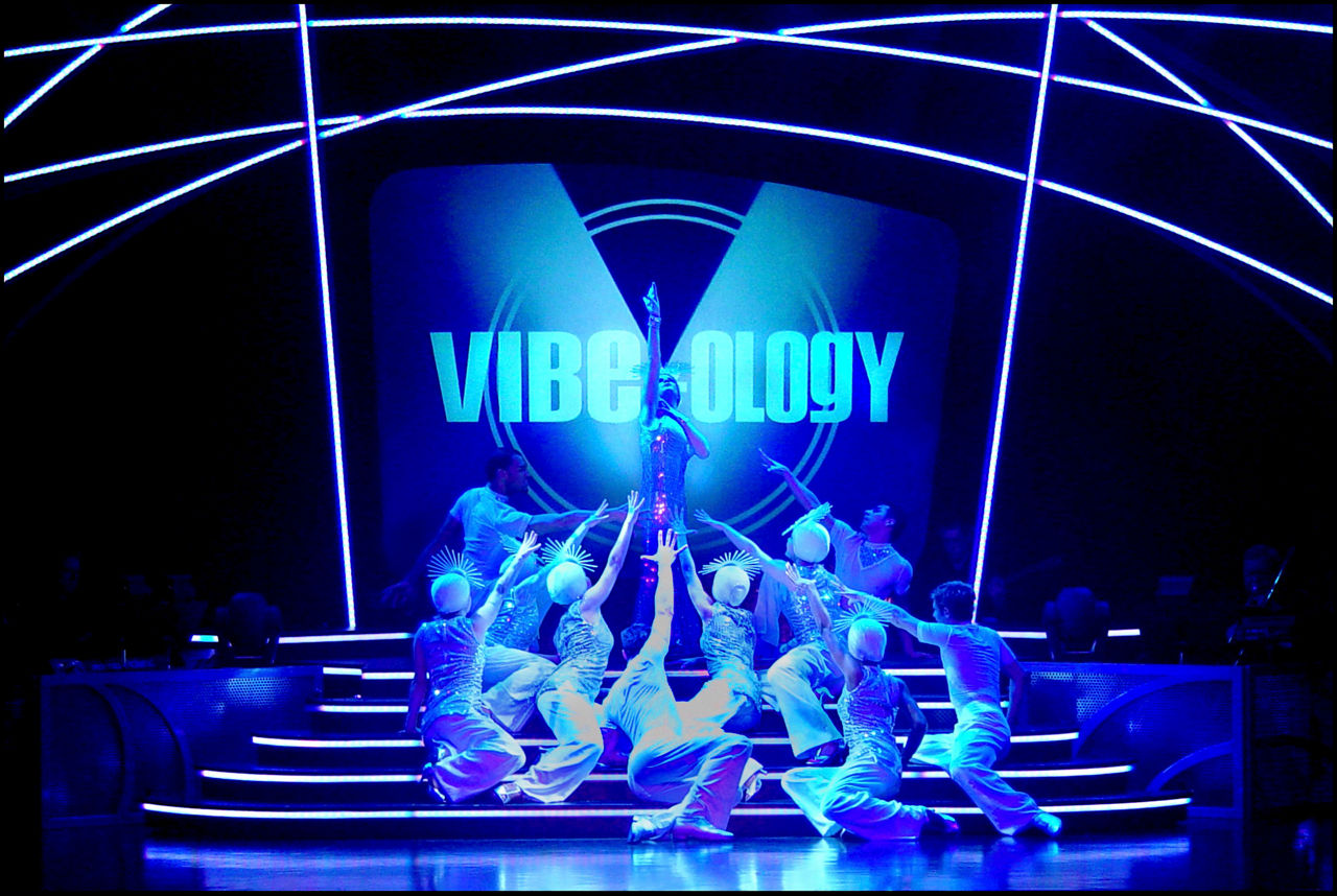 Vibeology Cruise Show, Performers on Blue Stage, Serenade of the Seas
