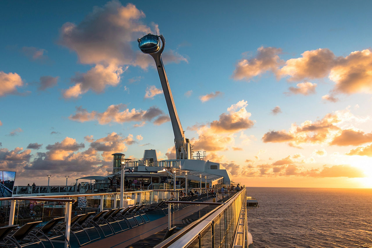 Ovation of the Seas North Star Sunset 
