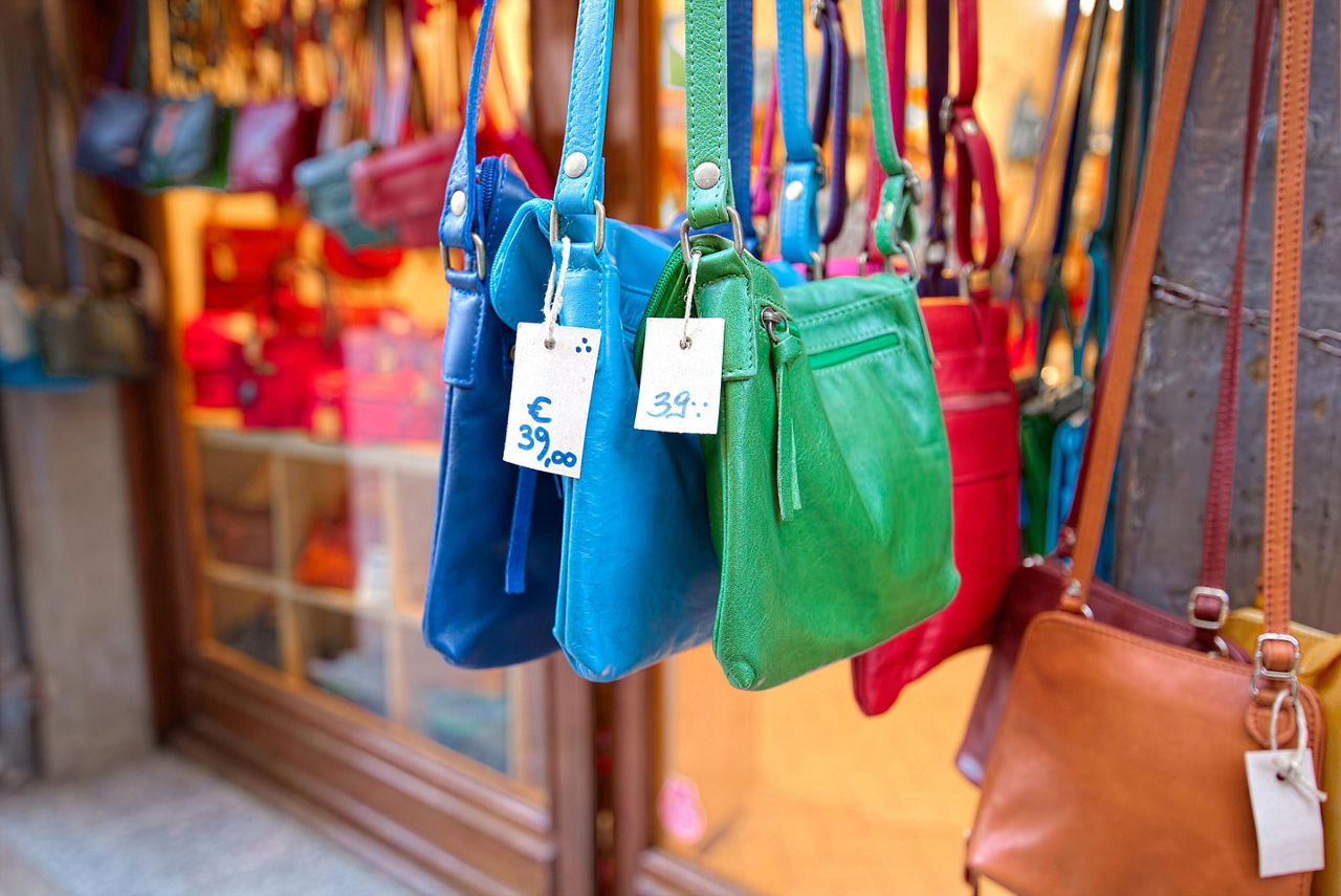 Florence - Pisa, Italy Leather bags
