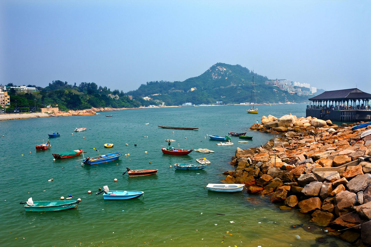 Hong Kong, China Harbor Pier Ferry Dock
