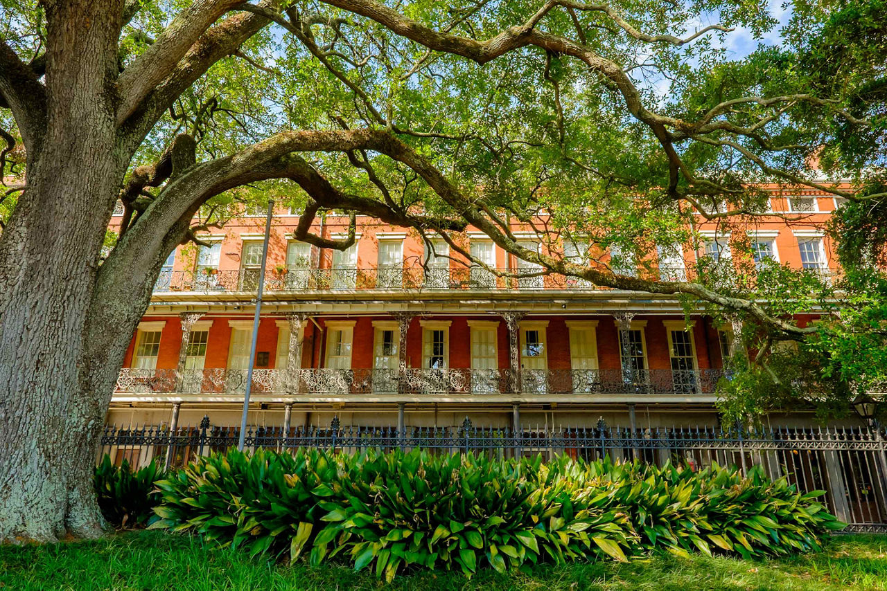 French Quarter Colorful Architecture, New Orleans, Louisiana