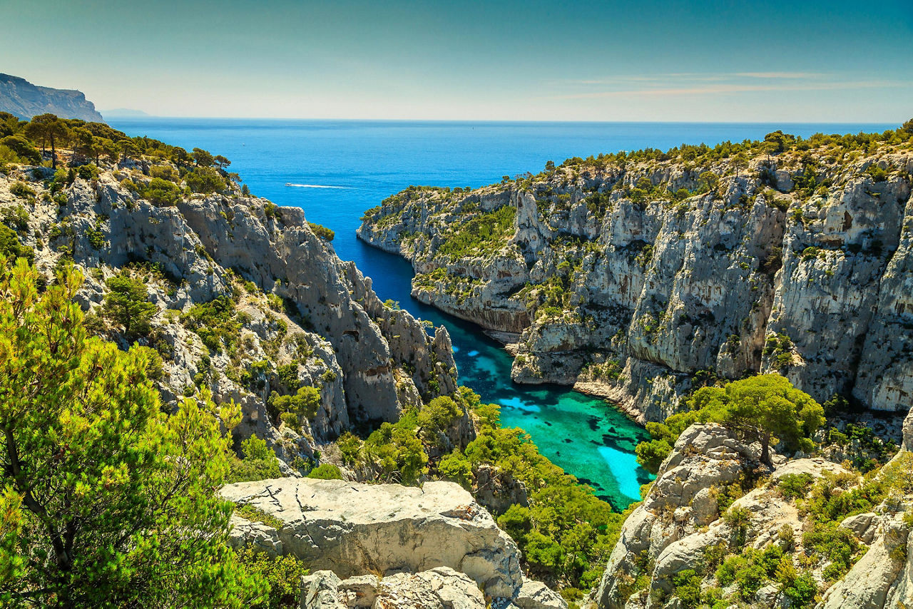 Provence (Marseille), France, Calanques D'En Vau bay