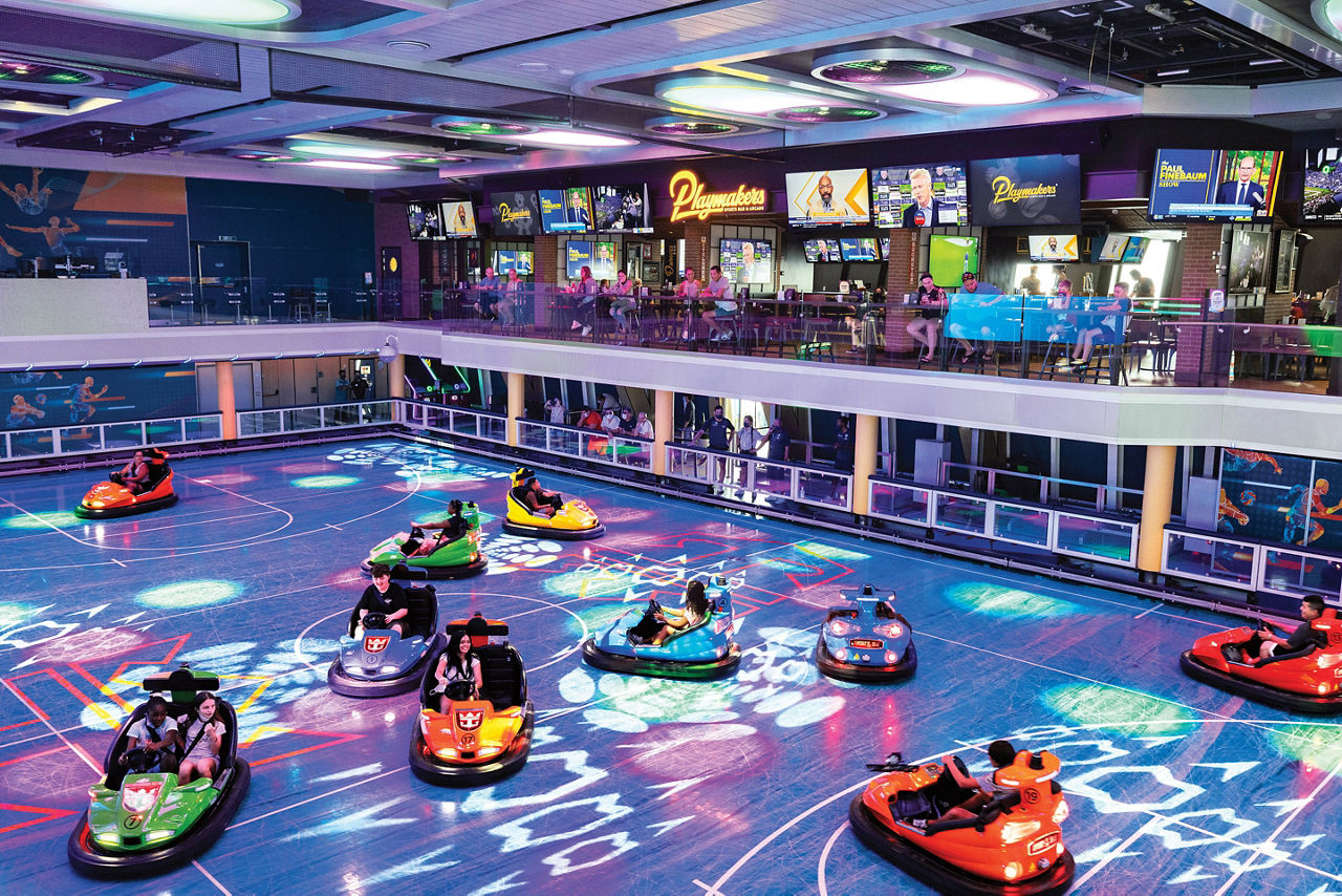 Odyssey of the Seas Seaplex Bumper Cars