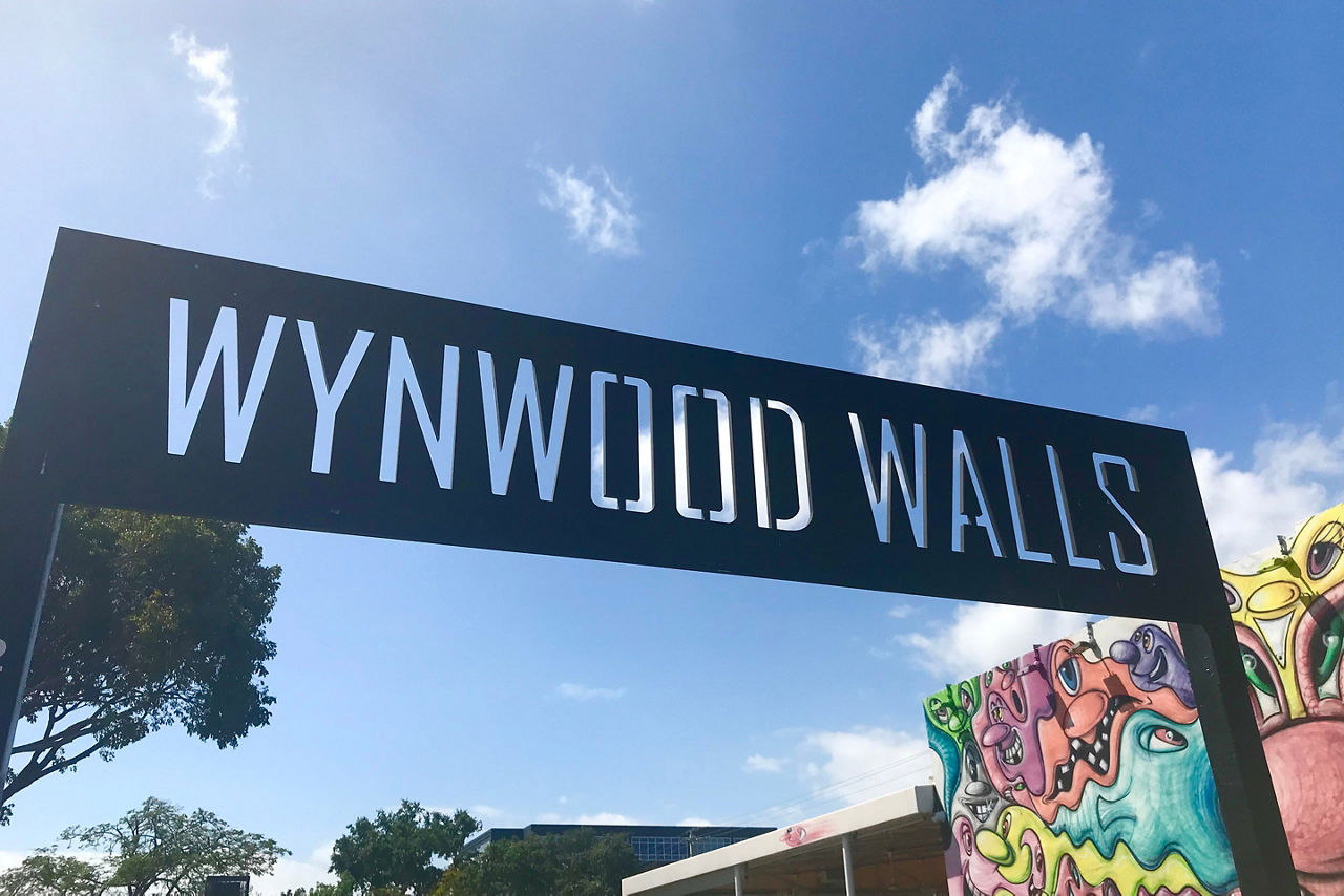 Sign of the Wynwood Walls. Miami. 