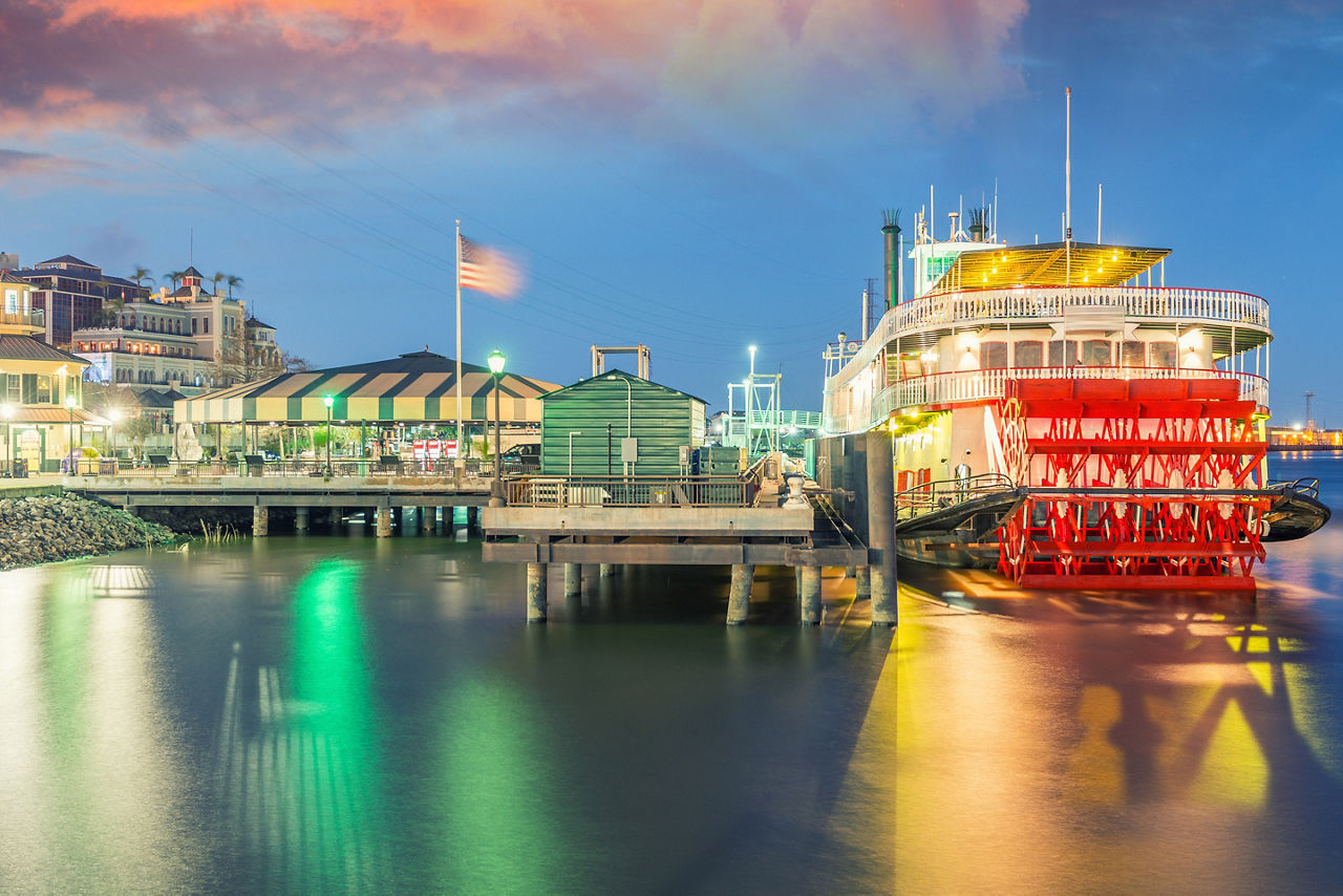 New Orleans Steamboat Mississippi River