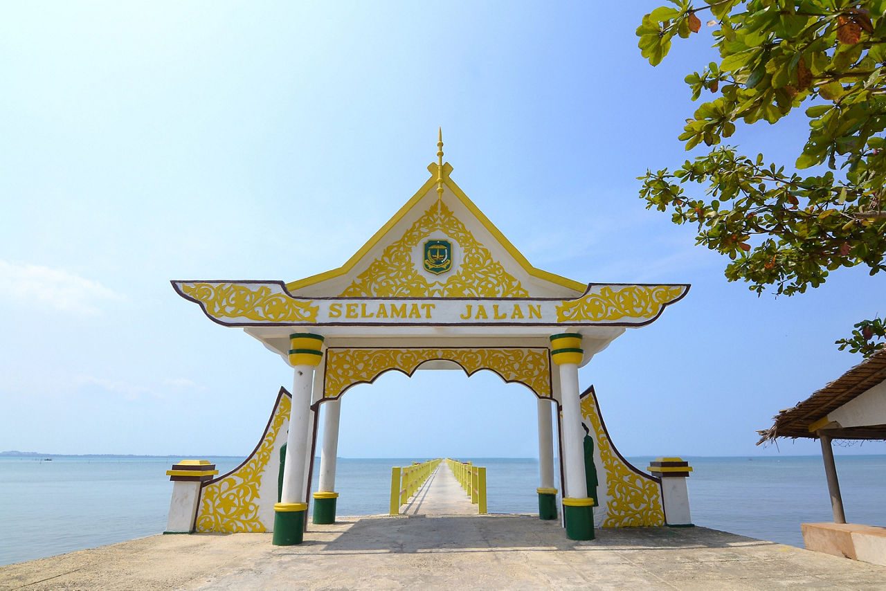 Bintan Island Indonesia Dock of Penyengat Island at Daytime