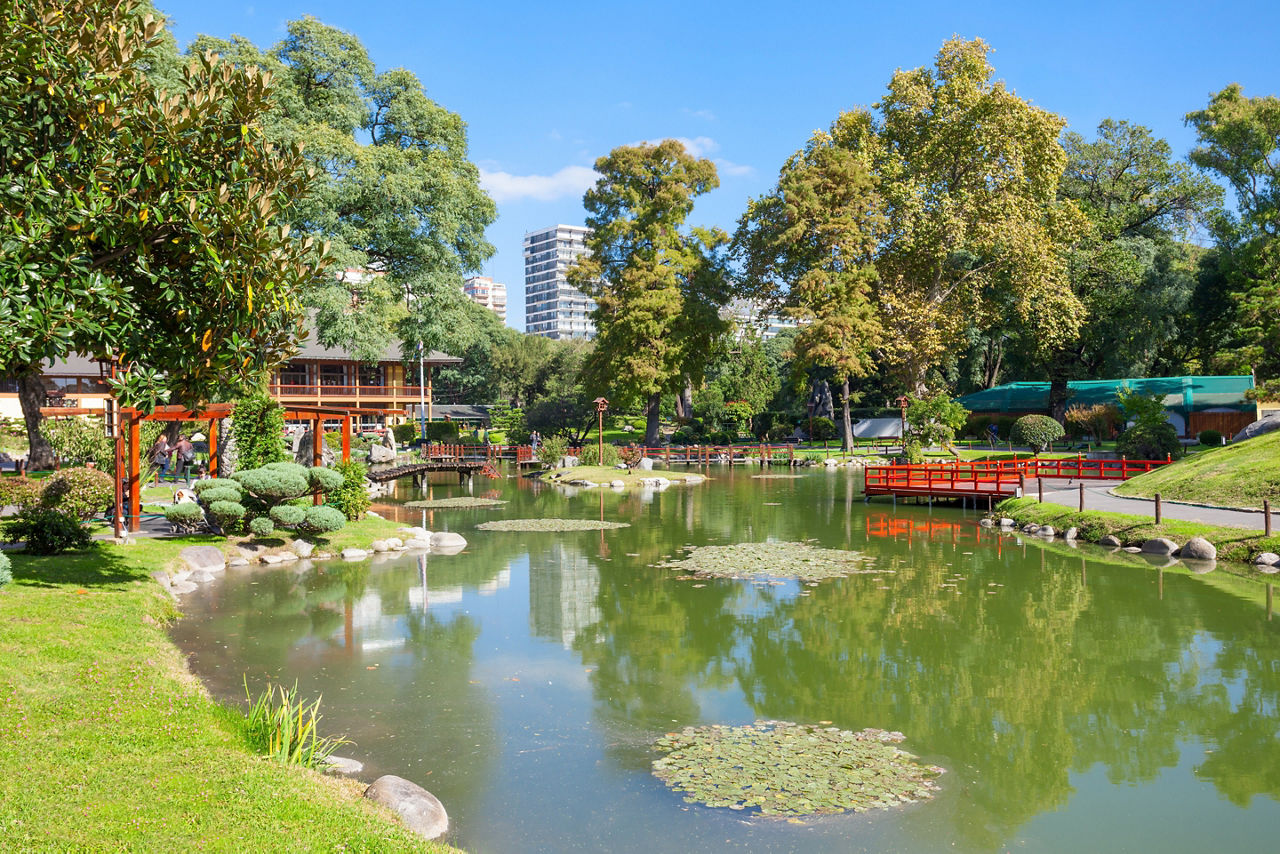 A Japanese garden in Buenos Aires, Argentina
