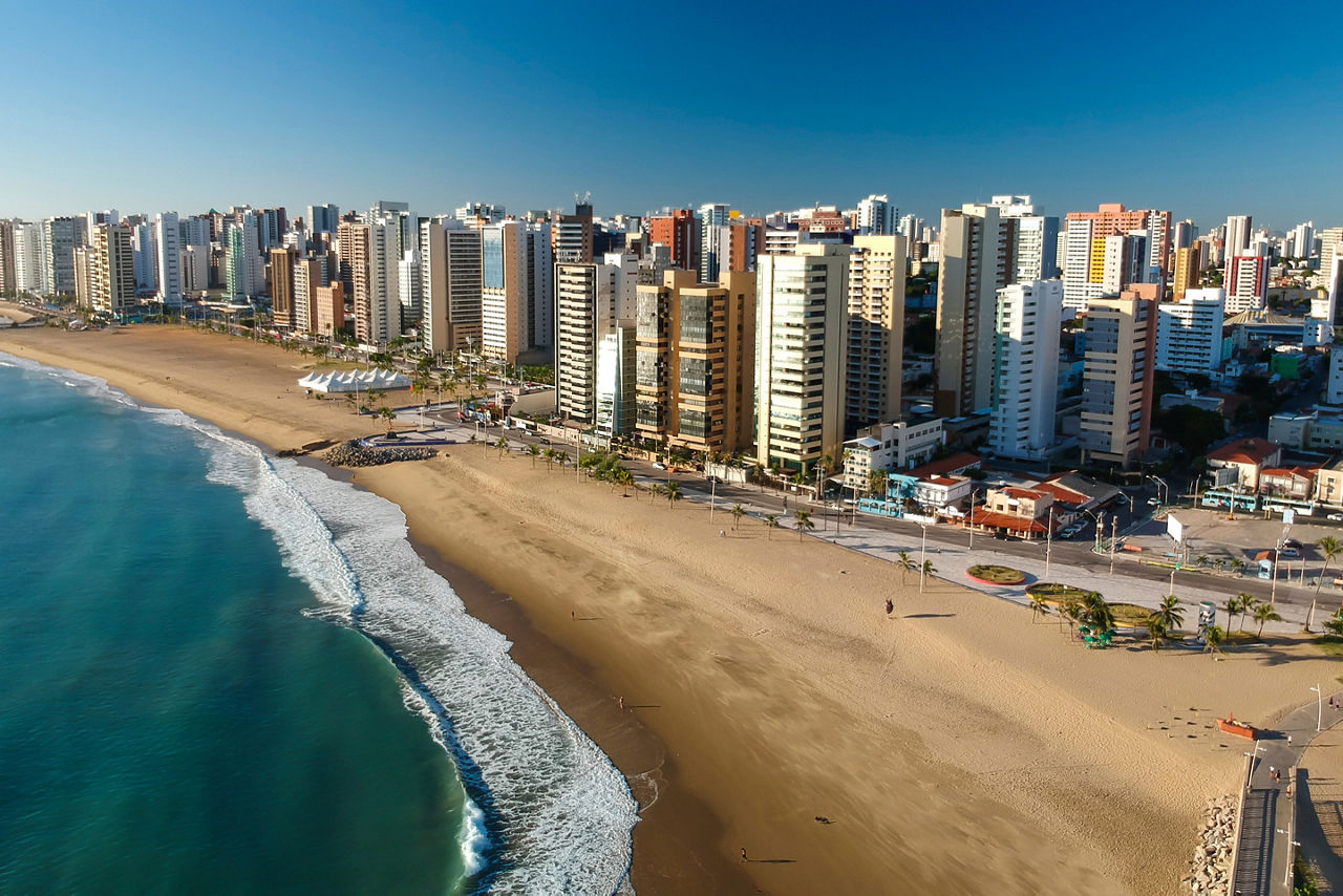 The beaches in Fortaleza are legendary. 