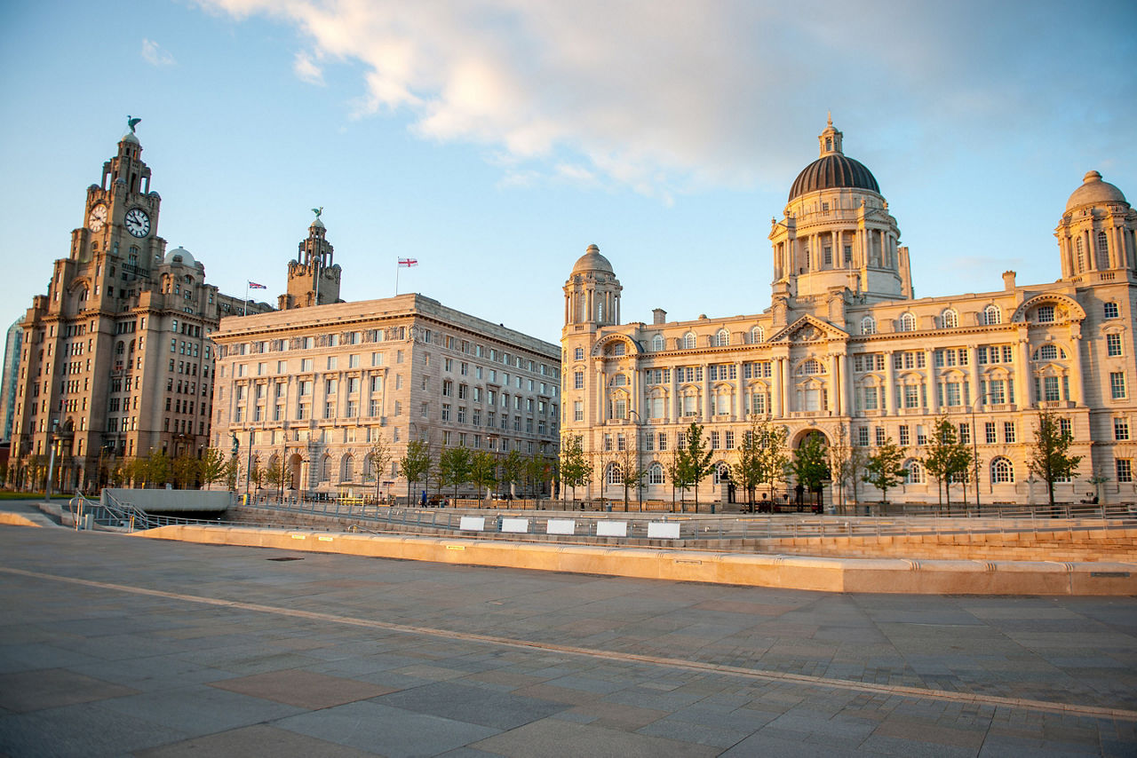 England Liverpool City Centre Three Graces