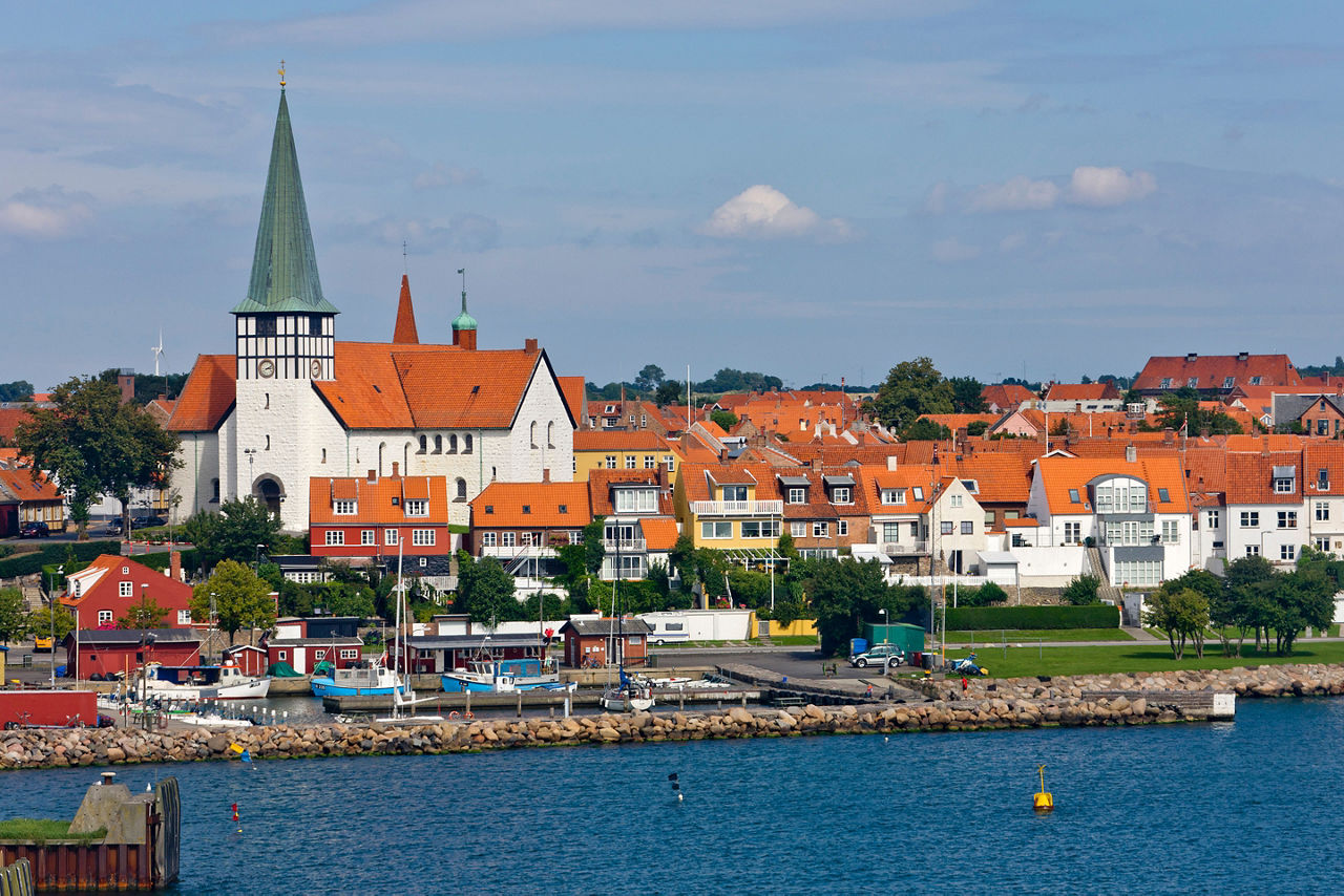 View to Ronne, Bornholm Island, Denmark