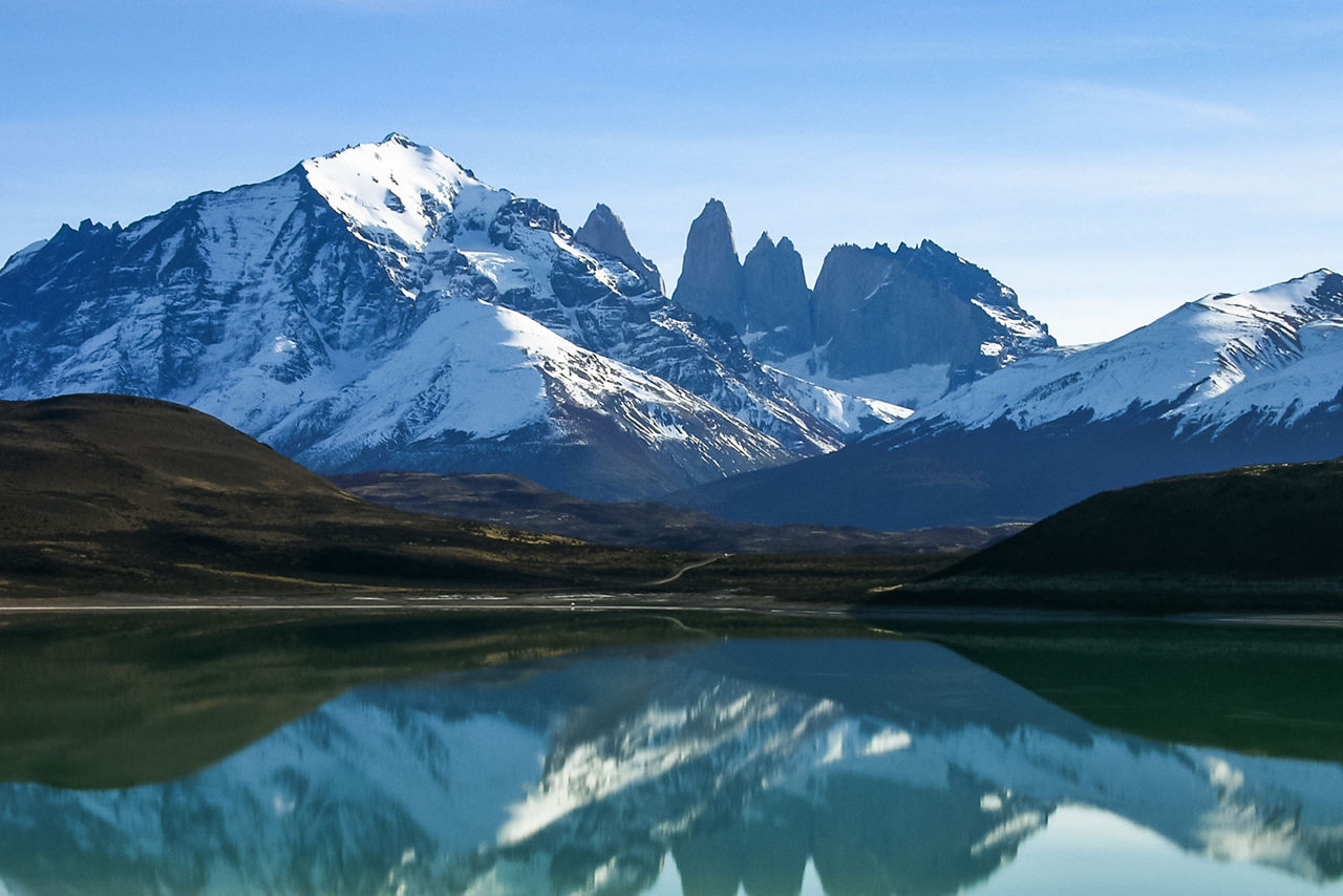 Lago Grey in the Torres del Paine national Park, Patagonia, Chile.